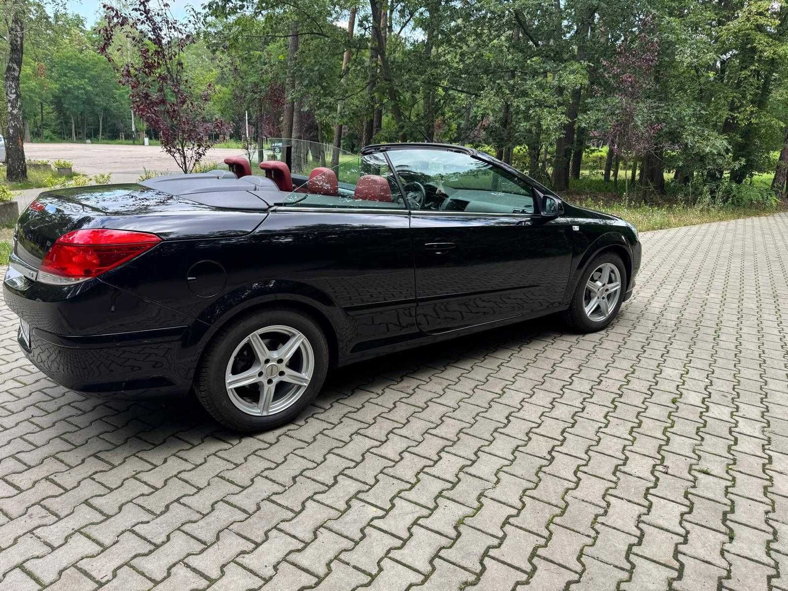 Opel Astra H TwinTop Cabrio 1.8 Benzyna | Cosmo | Czerwona Skóra