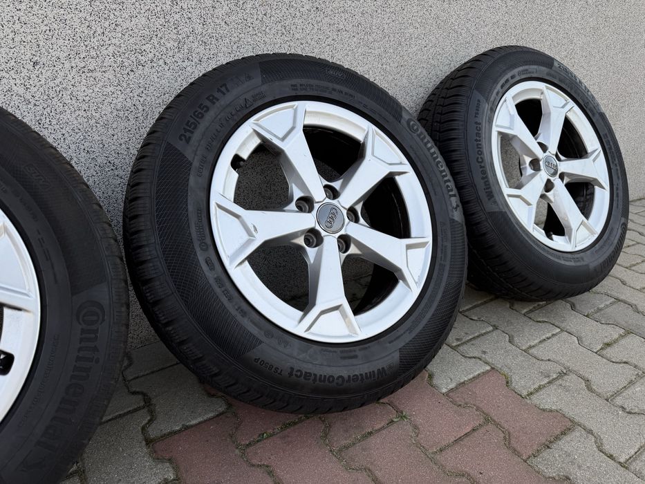 Koła zimowe AUDI Q3 215/65/17 2021r. Stan BDB!