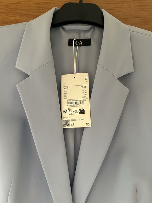 Blazer azul céu C&A NOVO - 40