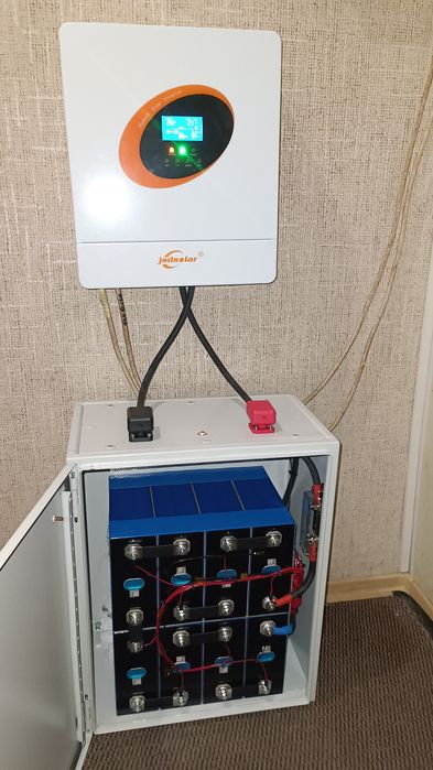 ДБЖ Lifepo4 8kw+гибридный инвертор 4kw