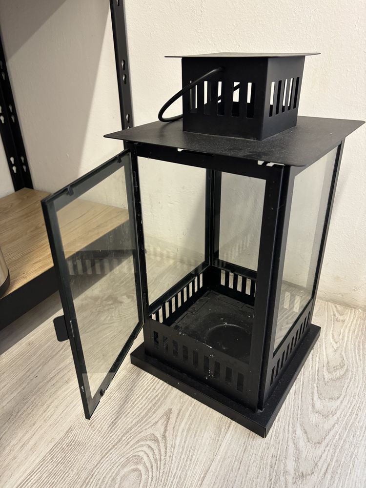 Lampion ikea czasny mat