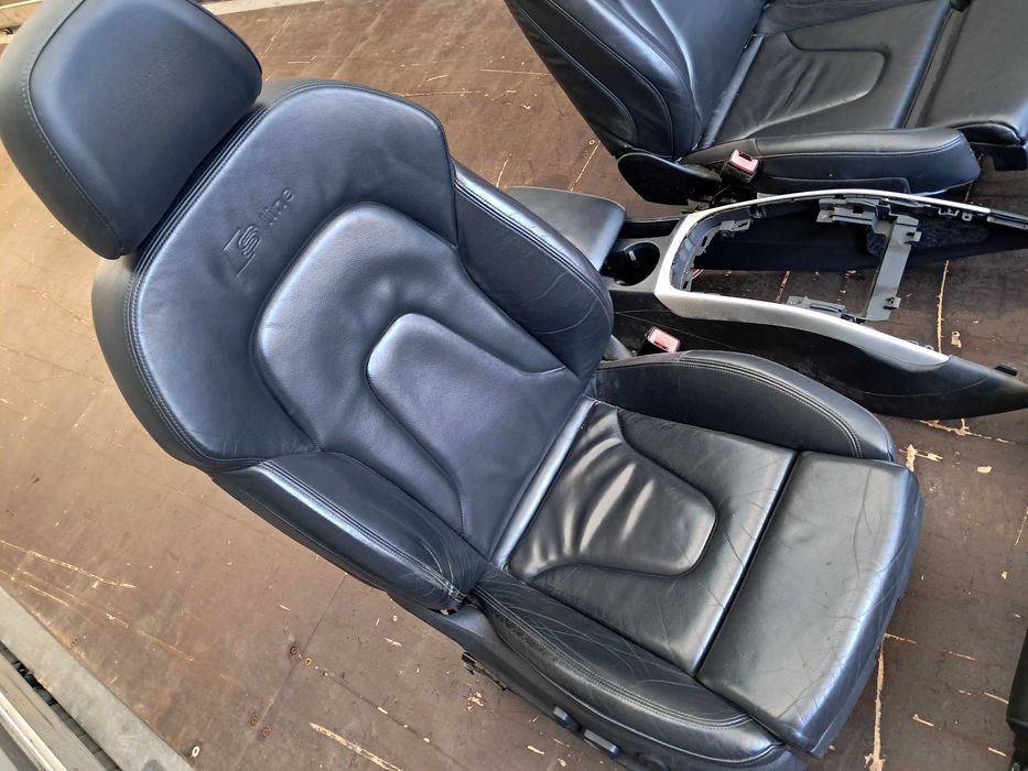 AUDI A4 B8 sedan S-line Sline fotele grzane PAMIĘĆ elektryka boczki UK