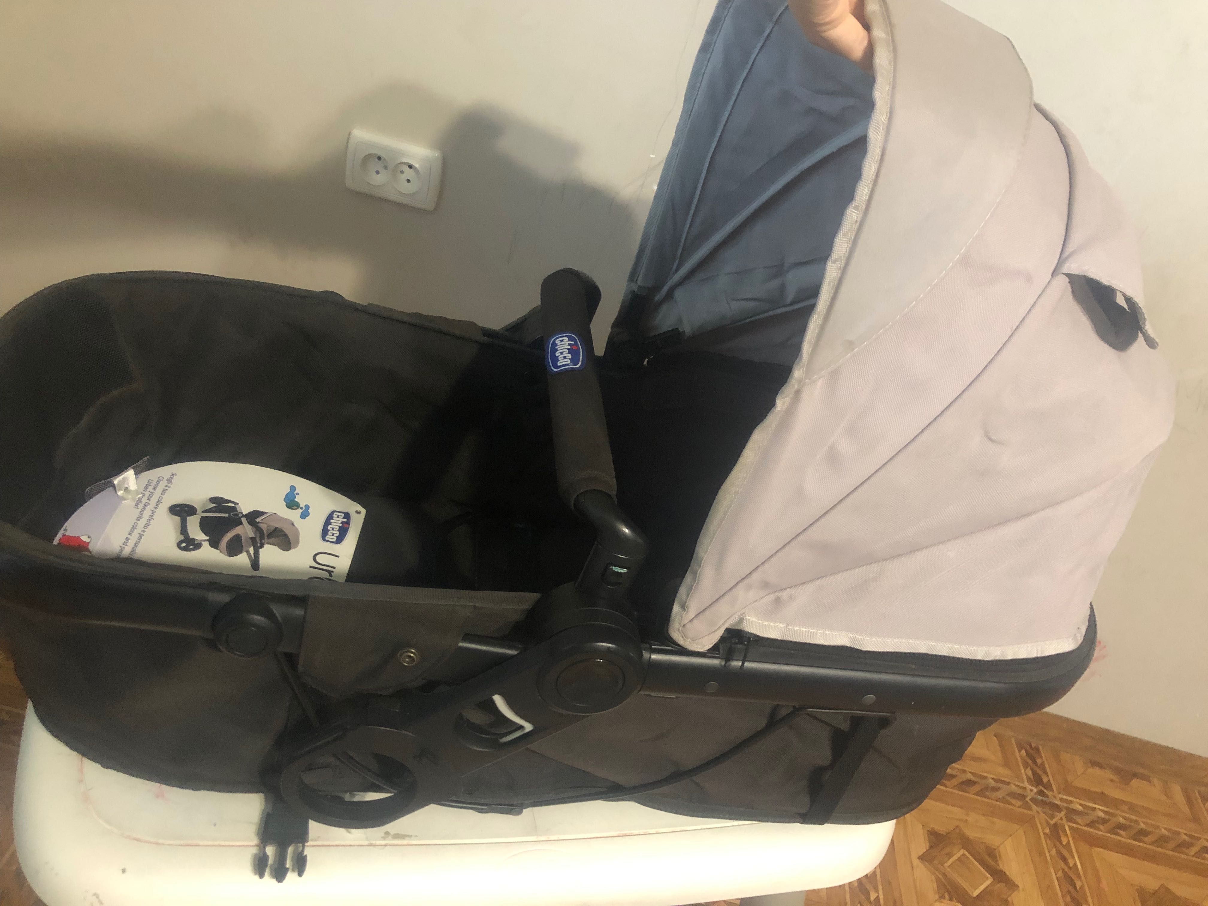 Коляска дитяча надійний вєздєход Chicco Urban plus 2 в 1