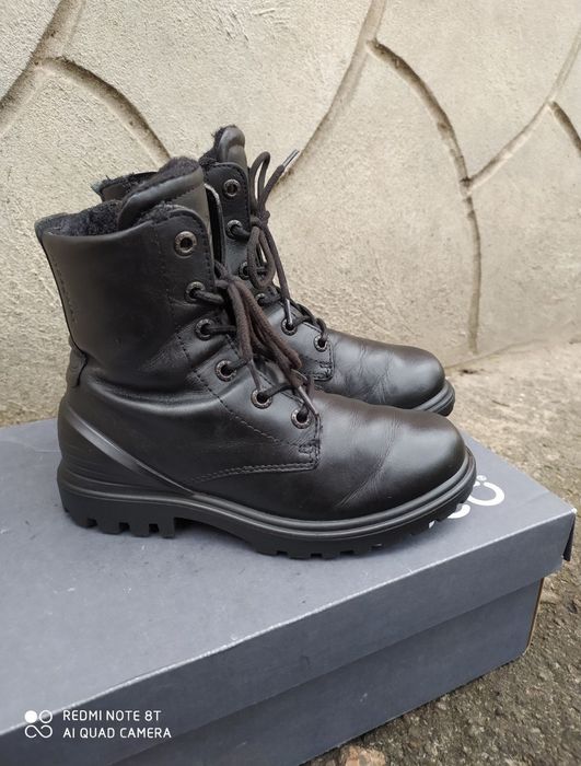 Ecco 30 чоботи на дівчинку зимові сапоги теплі ботинки взуття ессо