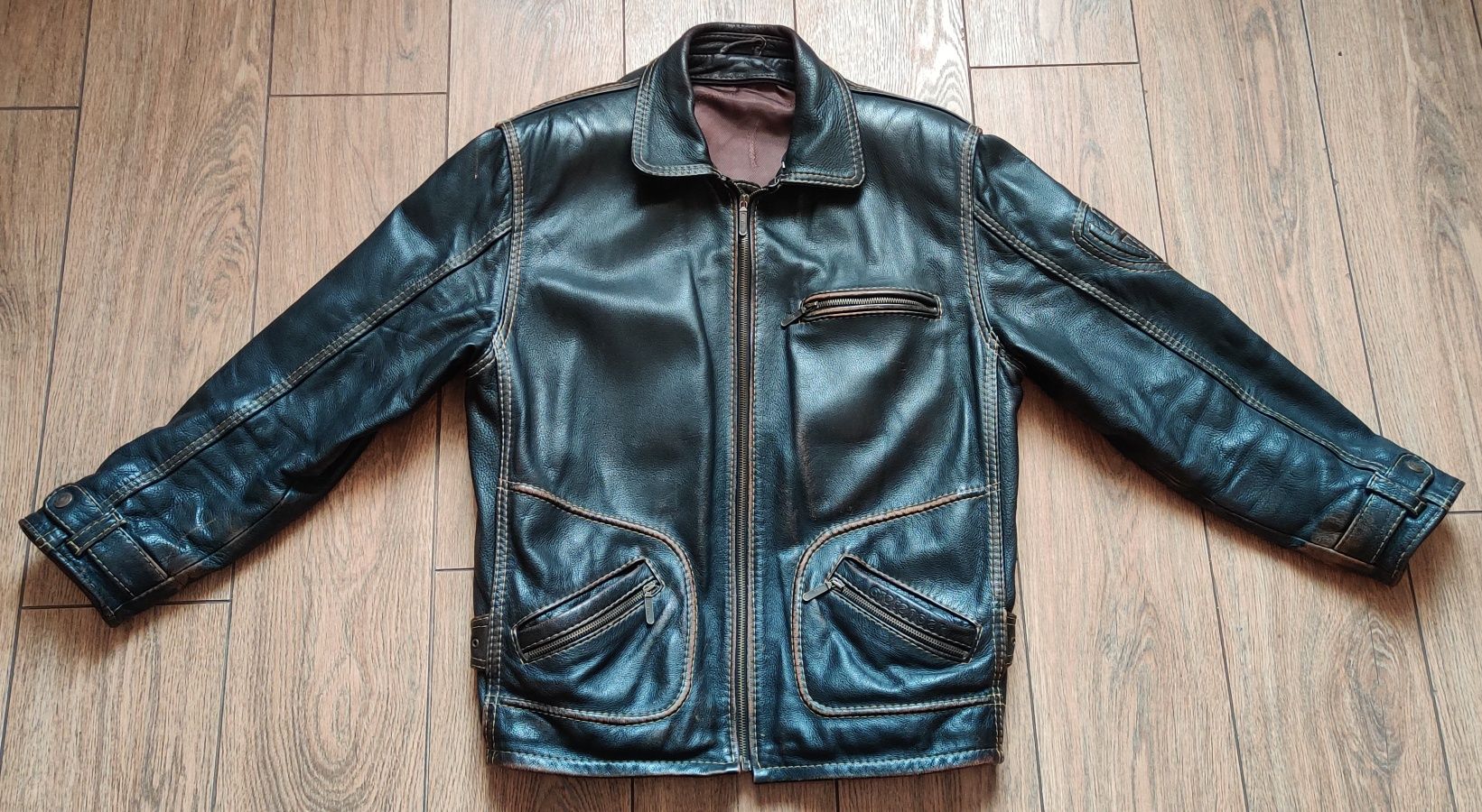 Куртка "Harley Davidson" от бренда  Pretender, кожа, size L.