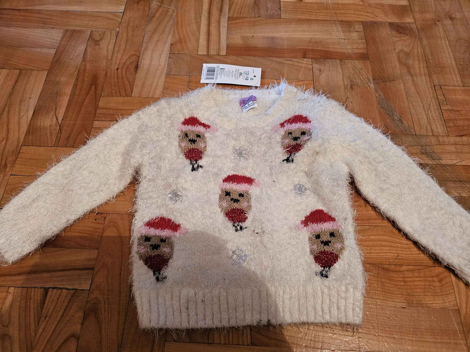 Nowy sweterek dla dziecka rozmiar 86