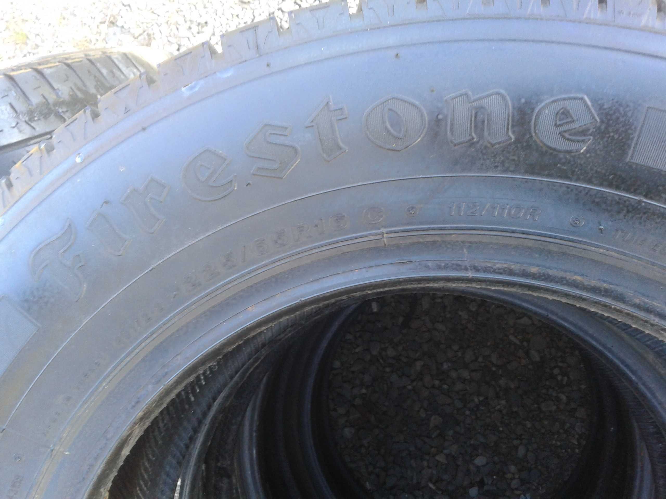 opony r16 firestone 225 65 vanhawk 2 jak nowe mielec master iveco 4szt