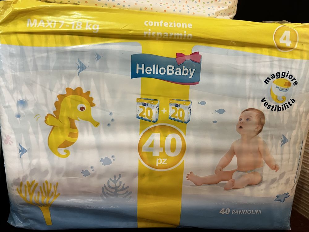 Підгузки дитячі лот Elbebek,HelloBaby, huggies