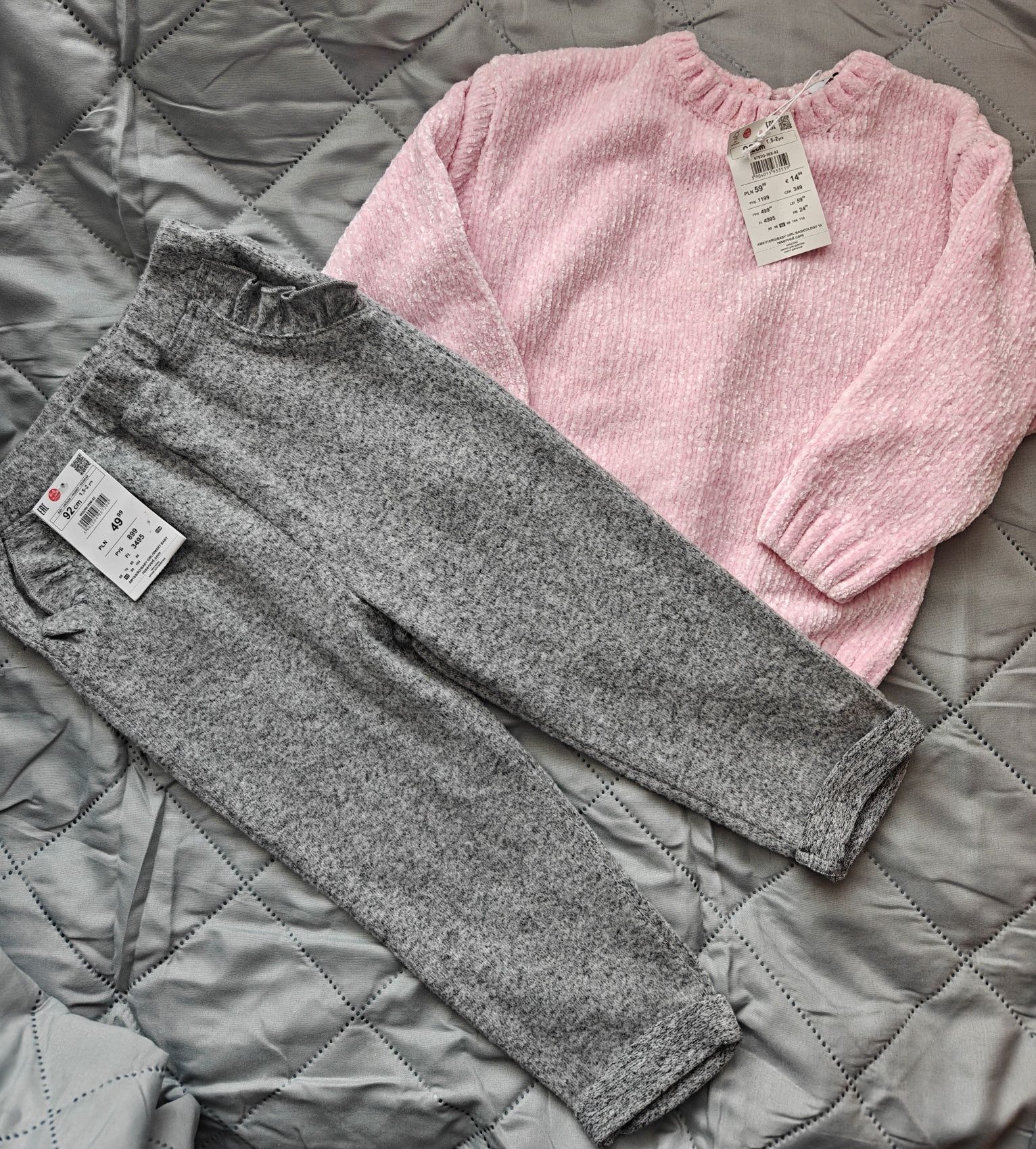 Nowe Paka ubranek dla dziewczynki rozm 92cm h&m reserved I inne