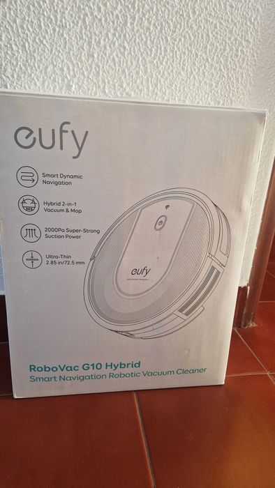 Robô Aspirador Eufy RoboVac G10 Hybrid