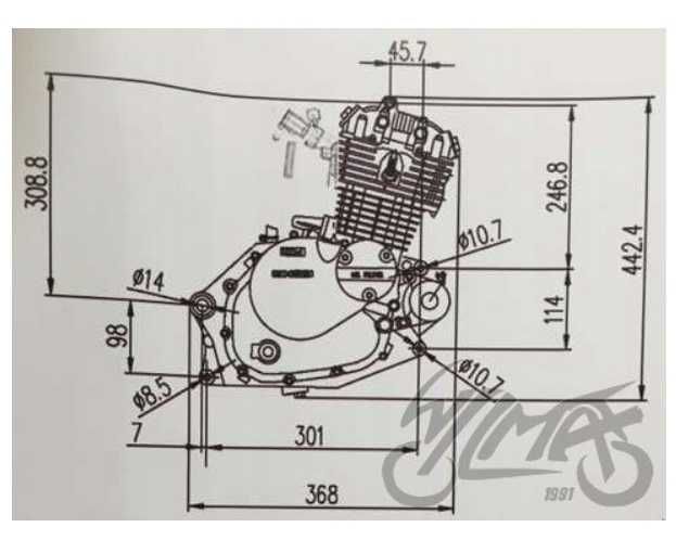 SILNIK 200 cc Suzuki GN DR Keeway RKS RKV TX 125 Hyosung GF GT GA