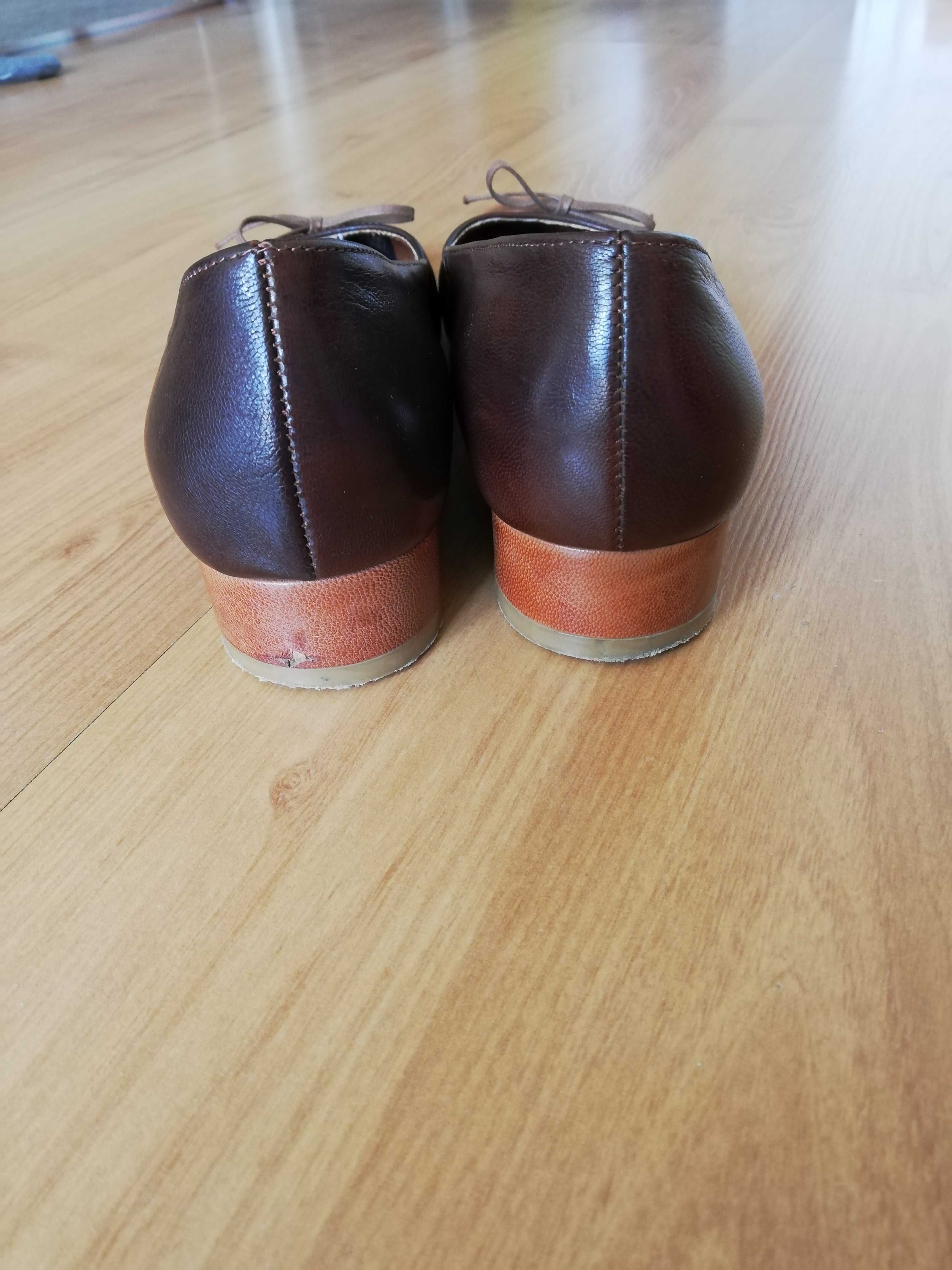 Buty skórkowe Ryłko 37,5, dł.wkladki 24,5 cm