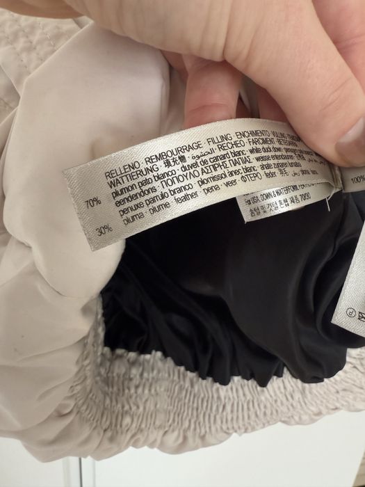 Uterque puchowa pikowana kurtka zimowa puffer z kapturem S