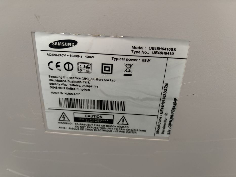 Tekewizor LED Samsung 48 cali ze Smartem przywieziony z Niemiec .
