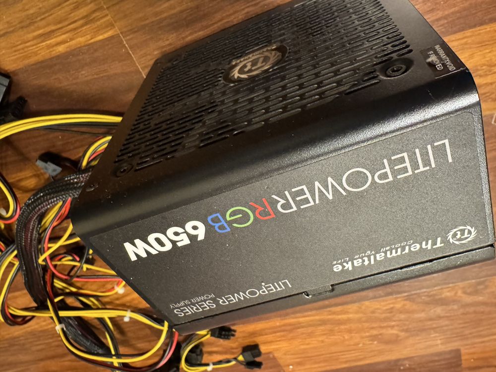 Zasilacz ATX Thermaltake Litepower RGB 650W - 100% sprawny