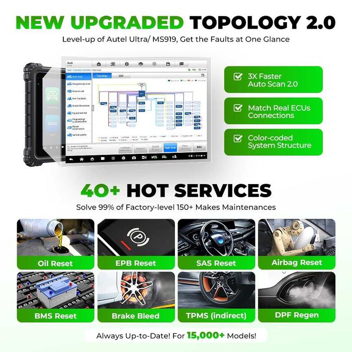 Autel Maxisys Ultra EV Electric KITS  Scanner. 2025 Top Autel