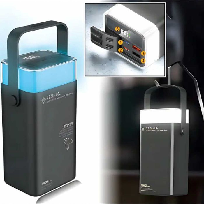 Зовнішній Power bank 40000 mAh