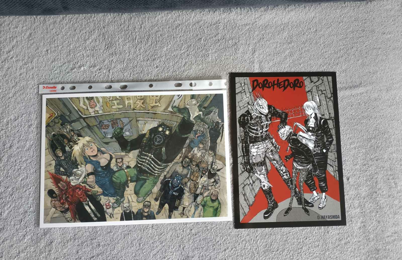 Manga Dorohedoro 1-9 Studio JG Dodatki Pocztówka i Karta Festiwalowa