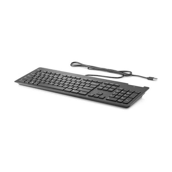 Teclado Hp Business Slim Smartcard Usb Preto - Novo