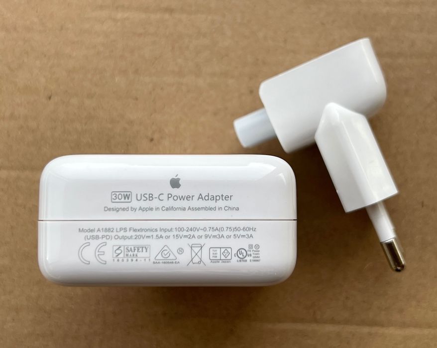 В НАЯВНОСТІ! Оригинальный блок питания 30W MacBook TypeC iPhone 15, 16