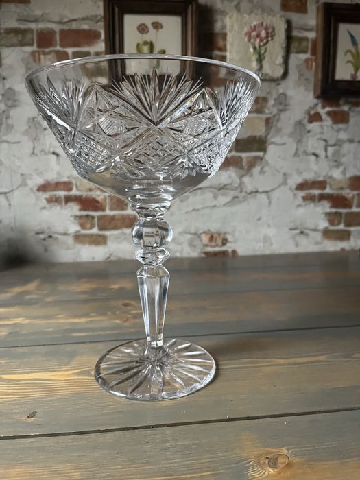 Ваза на ножке.Бонбоньерка.Хрусталь.Мальцово.СССР