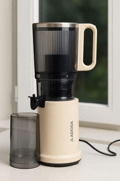 Соковижималка повільного віджиму Aobosi Slow Juicer 220Вт, тиха робота