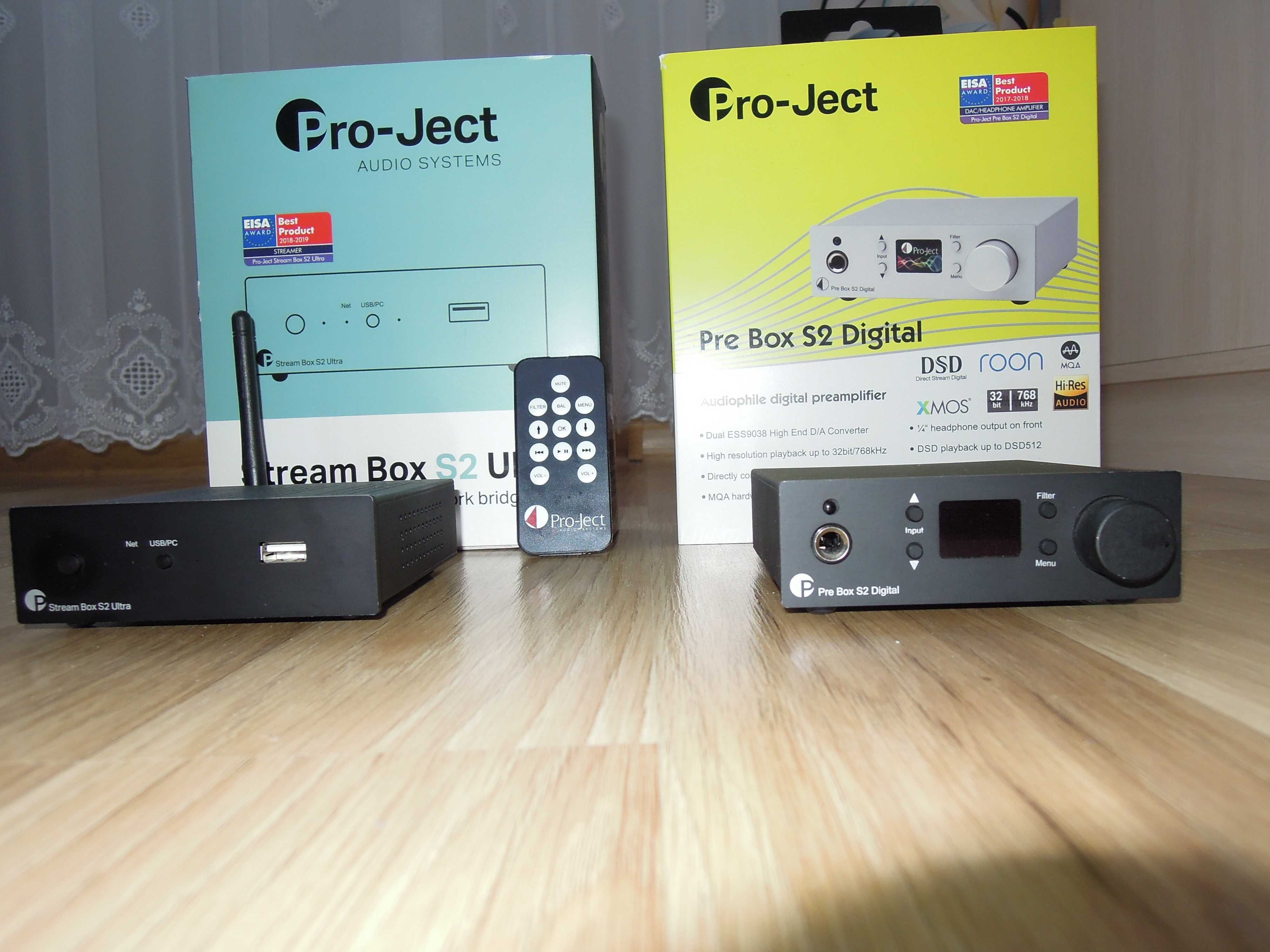 Odtwarzacz sieciowy Pro-Ject  Box S2 Ultra i  Box S2 Digital