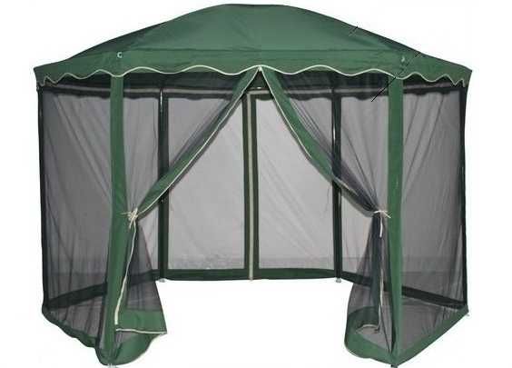 Павильон стальной каркас ткань с москиткой, палатка шатер пасика