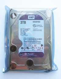 WD Purple 3TB (Запечатан, гaрантия) для видеонаблюдения