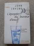 Livro "L'épopée du buveur d'eau" de John Irving
