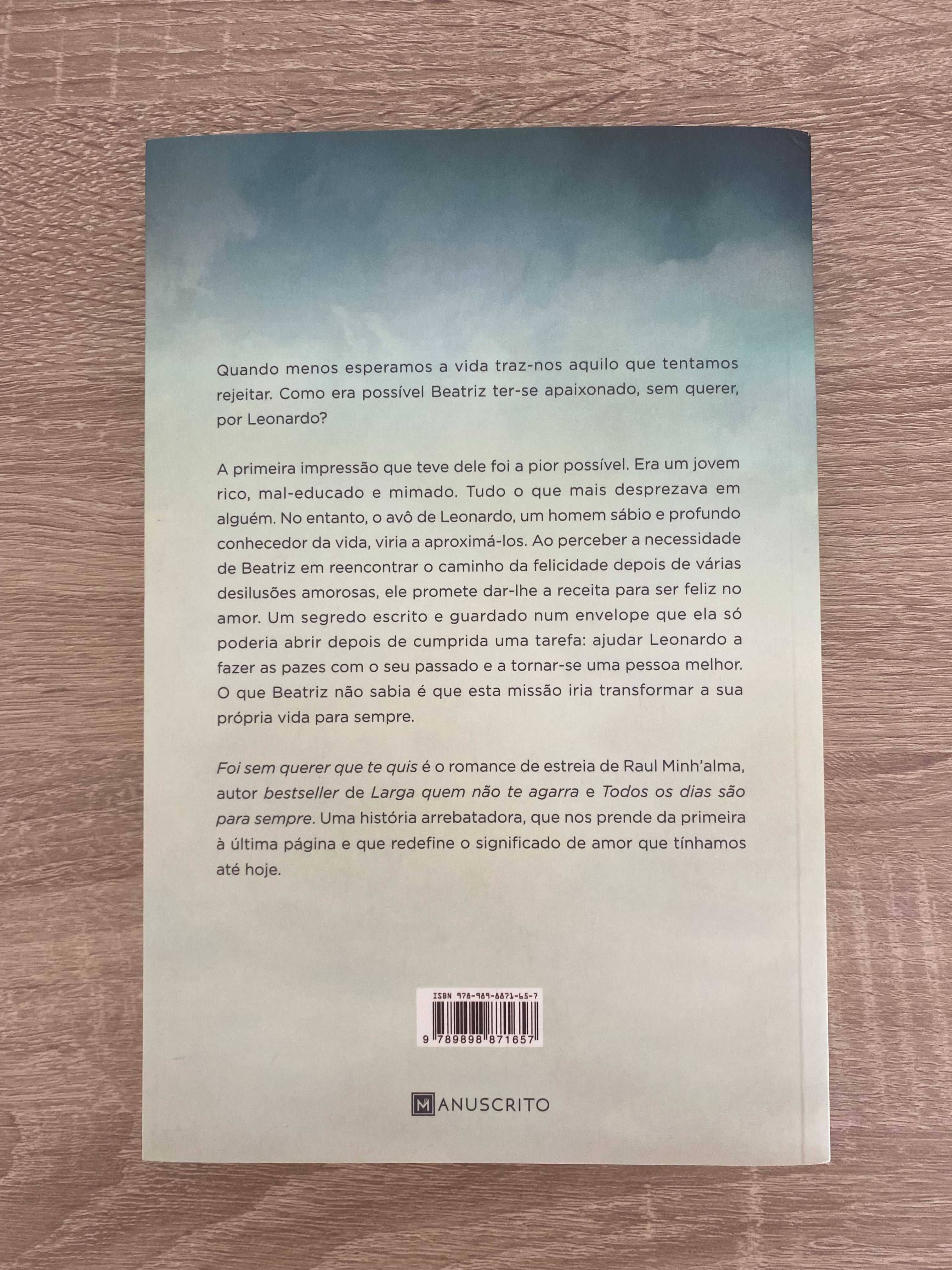 Livro "Foi sem querer que te quis"