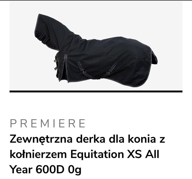 Derka przeciwdeszczowa/padokowa 80/110 cm