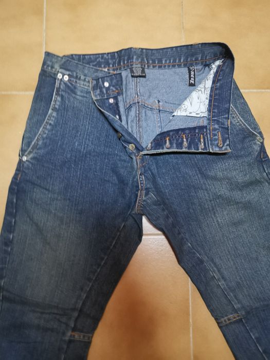 Calças ganga azuis escuras Reef