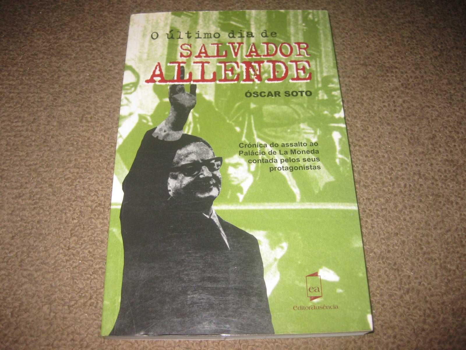 Livro "O Último Dia de Salvador Allende" de Óscar Soto