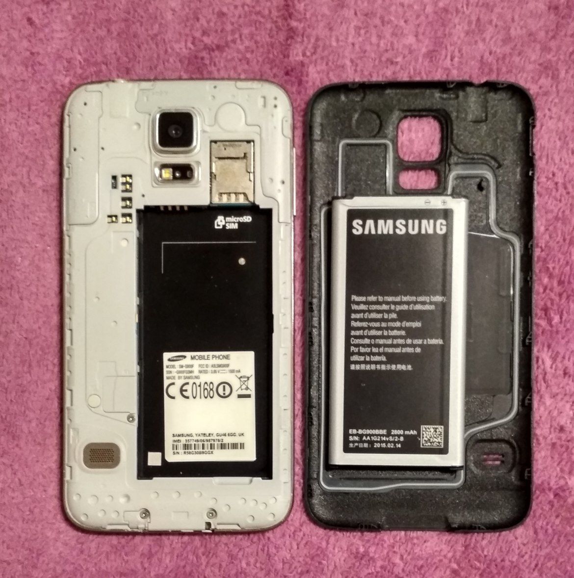 Смартфон Samsung Galaxy s 5 (sm-g900f) б/в