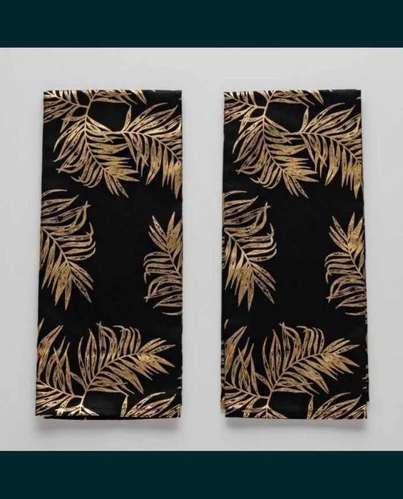 Ścierki kuchenne Glamour czarne