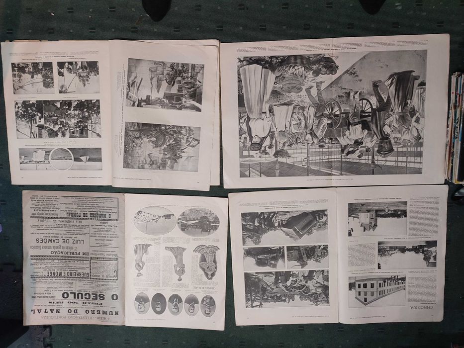 4 Revistas Ilustração Portugueza - 1904 e 1905