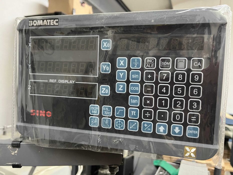 WIERTARKO-FREZARKA FP-48SPN PROMA cyfrowa + podstawa + posuw podłużny