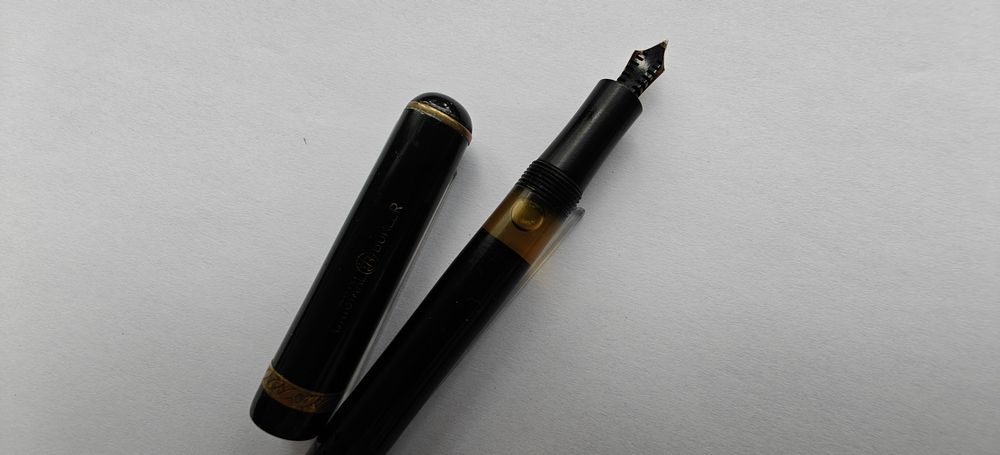 Pióro wieczne Böhler flex kaligrafia piston filler Niemcy EF rzadkie