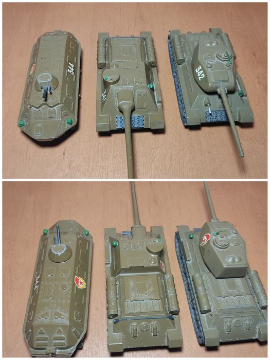 СССР Танки металлические коллекционные Т34-85 СУ-100 БТР-344