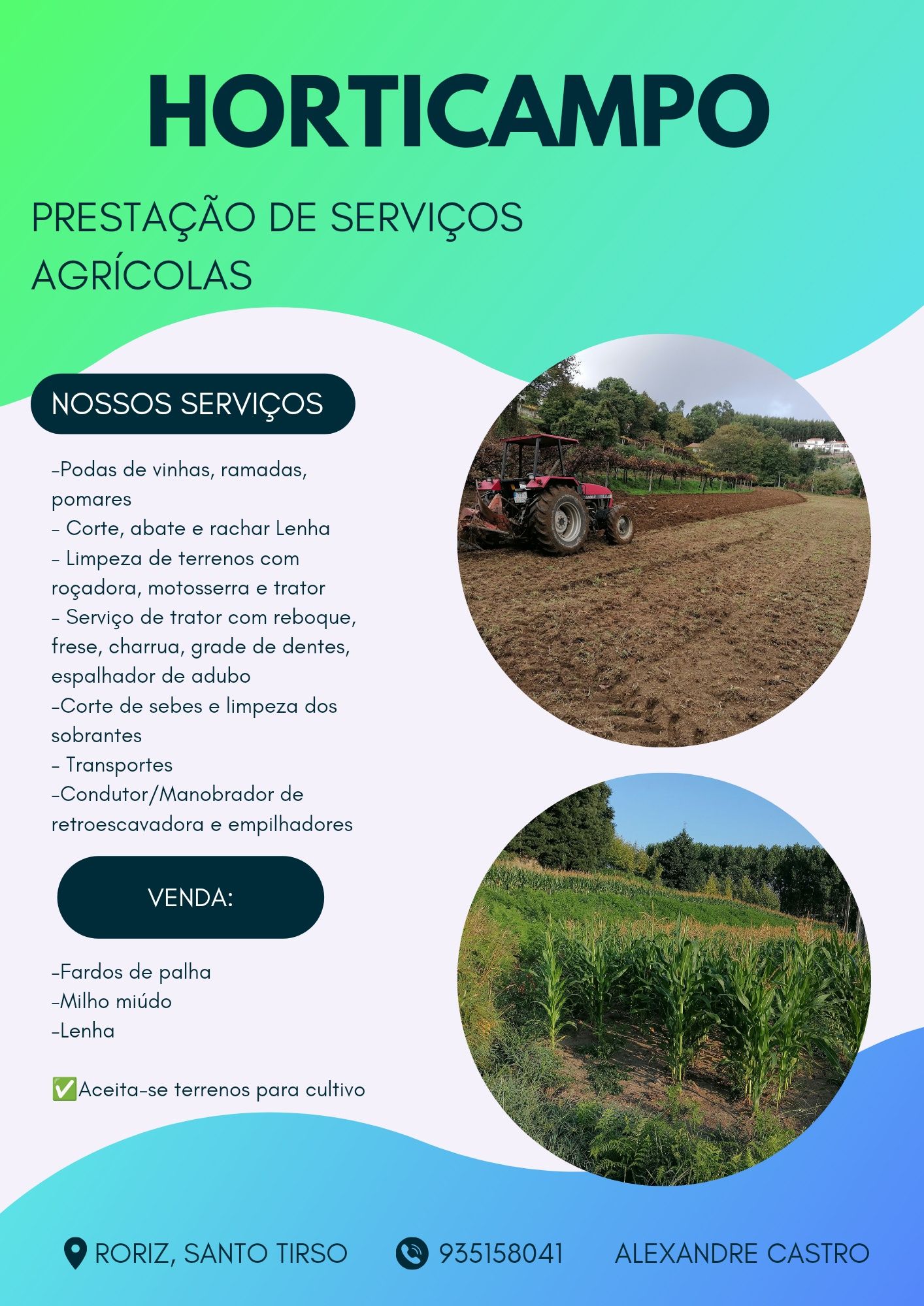 Serviços agrícolas