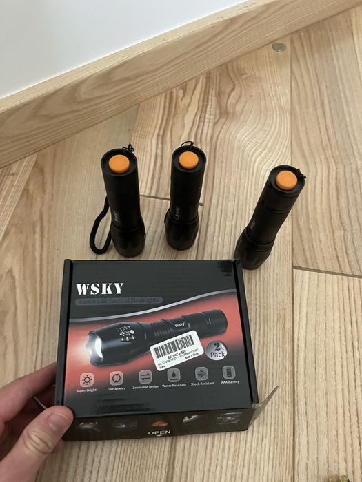 Фонарики металеві