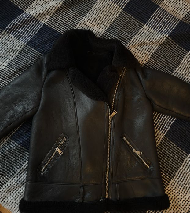 Натуральна дубленка-пілот