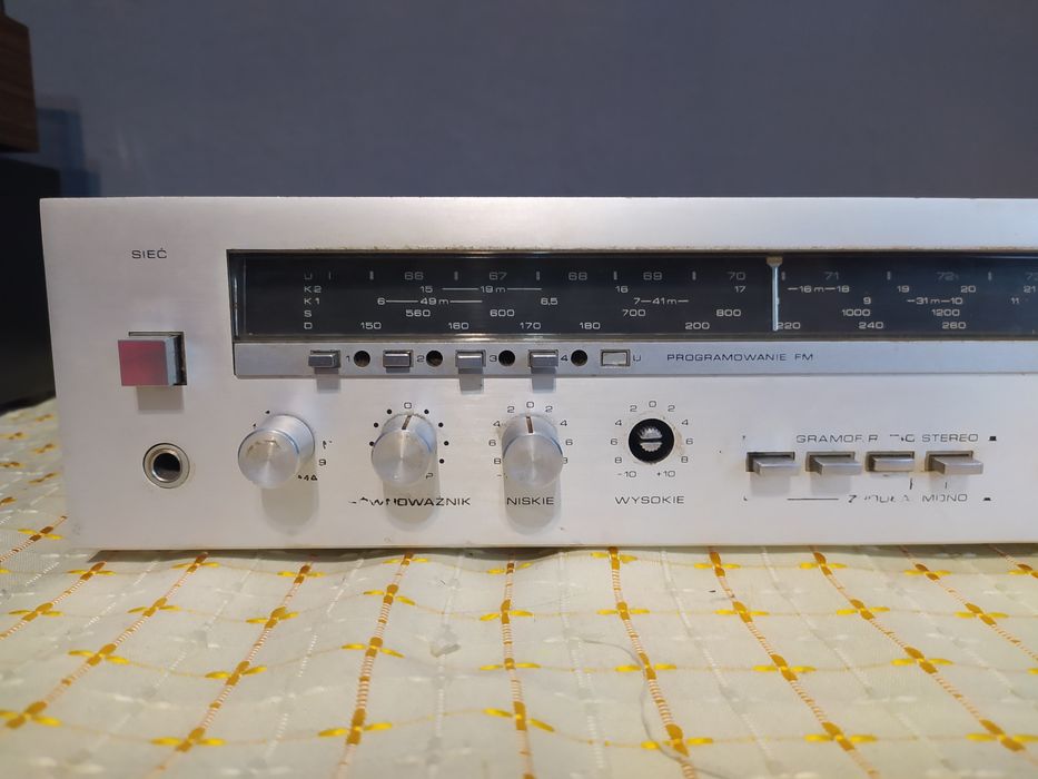 Amplituner Unitra Tosca 303, pierwszy właściciel, przestrojone radio