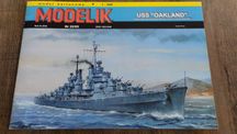 Model kartonowy USS Oakland + wręgi