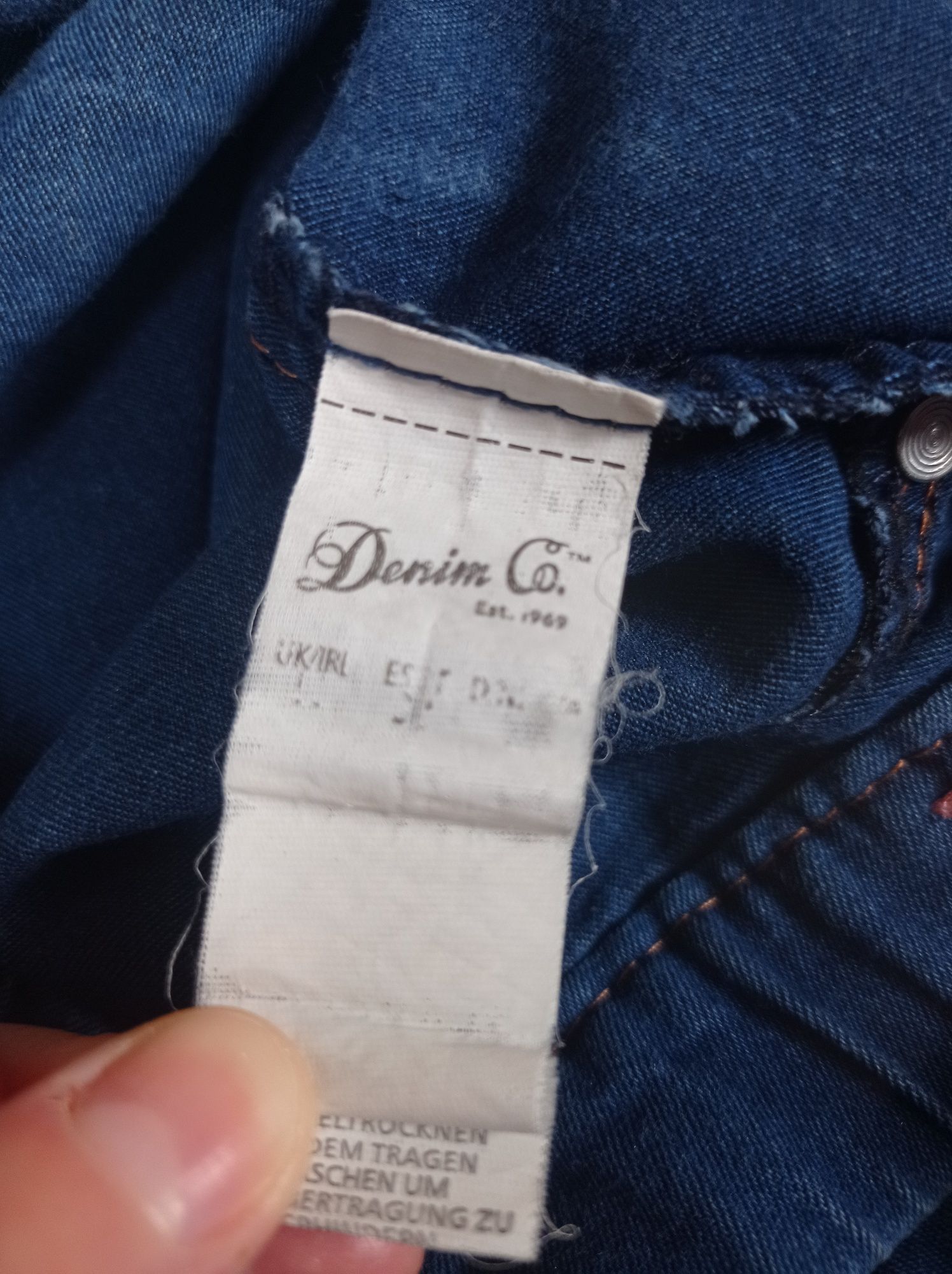 Jeansowe spodnie Denim