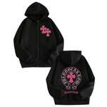 Зип-Худи Chrome Hearts Logo унисекс Хром Хартс с крестами кофта New