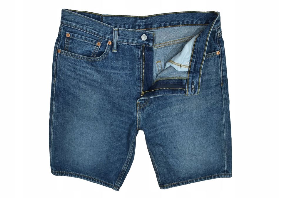 Levis 502 Regular Męskie Spodenki Dżinsowe 36