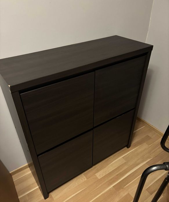 Szafka BRW Kaspian 105 cm – czterodrzwiowa, kolor Wenge - 150 zł