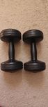 2x Hantle po 3kg = 6kg - Powlekane/Gumowane